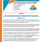 TEF Young People Entrepreneurship Development (YPED) Project, Uganda